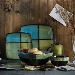 Шт. 1 шт.. керамическая посуда Rilakkuma контейнеры пищевые палочки чаша Rilakkuma Bento квадратное Блюдо круглое блюдо для пищевых тарелок