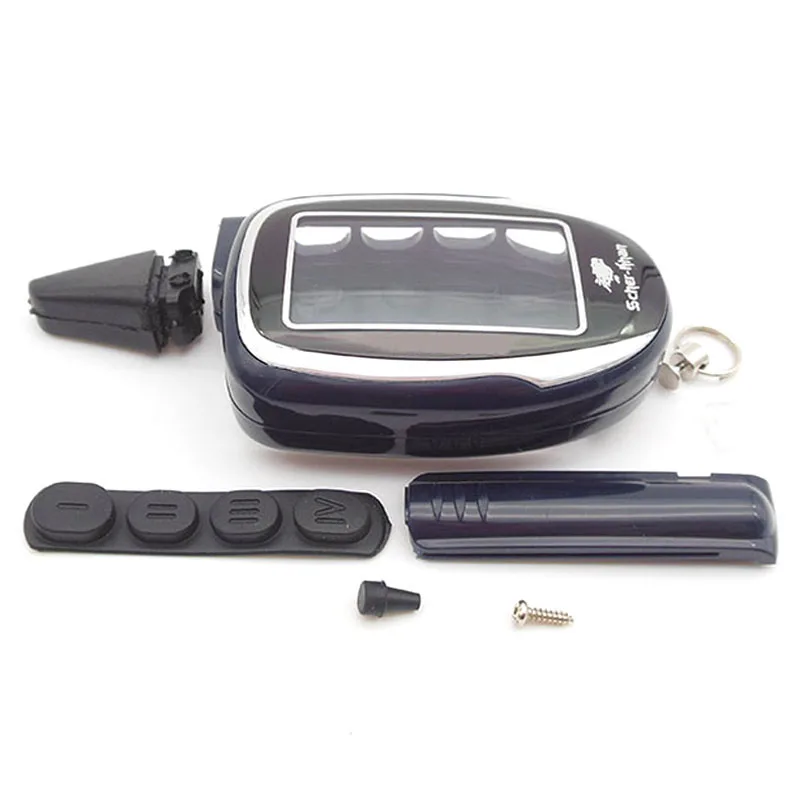 Russia Version Mx9 Case Keychain For Kgb Mx9 Lcd Remote Two Way Car