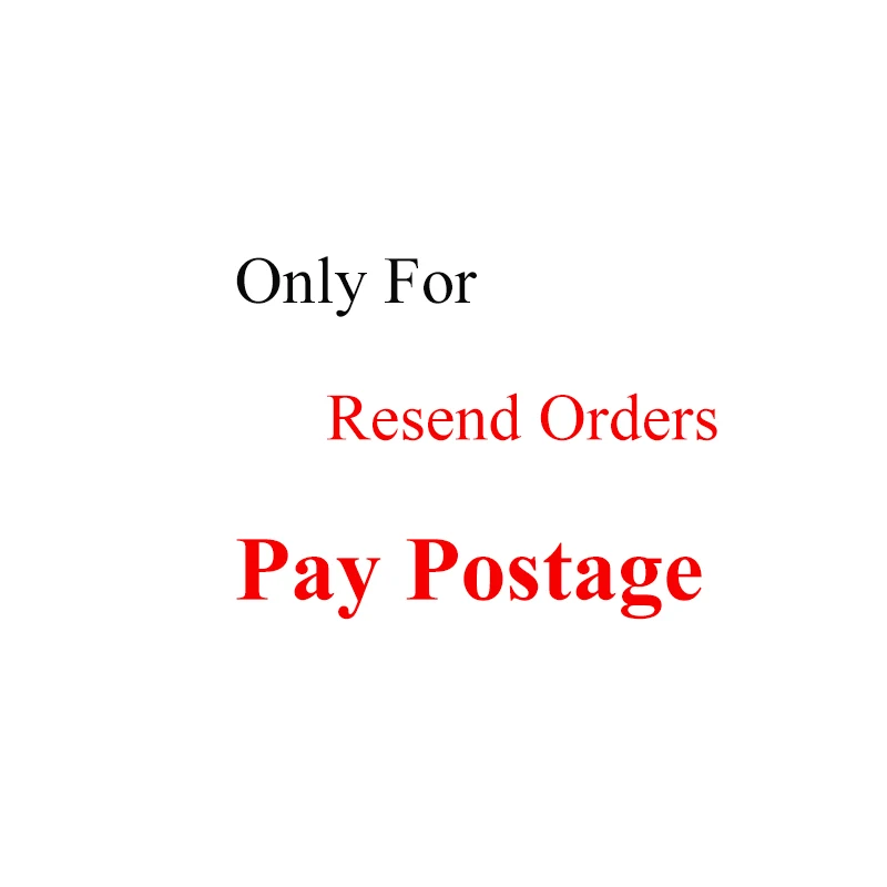 

Shipping Cost Extra Fee Postage Charge Additional Pay on Your Order about Custom Product for Regular Customer Buyer For Resend