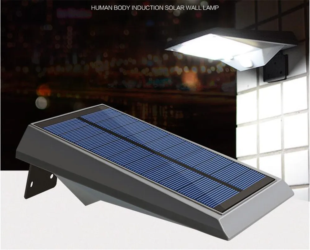 Levou ao ar Sensor de Movimento de Emergência Lâmpada de Parede 18 à Prova Água Livre Solar Jardim Pir 3.7 v d' Luz 6 18 à prova d' água LEVOU Ao