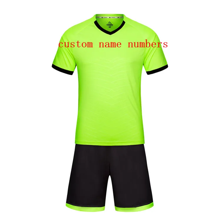 custom name numbers Lidong Для мужчин футбольная форма клубов для мальчиков футбол одежда футбольные формы пользовательское имя номера надпись на футболке - Цвет: custom name numbers