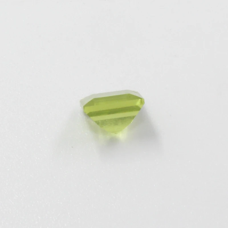 Exorcism gemstone of Egypt natural peridot gemstone 6 mm princess square cut peridot loose price beads