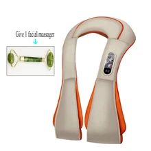 Infrared Heated Kneading Shiatsu Back Neck Shoulder Body Massager Home Electrical Multifunctional Shawl Massager