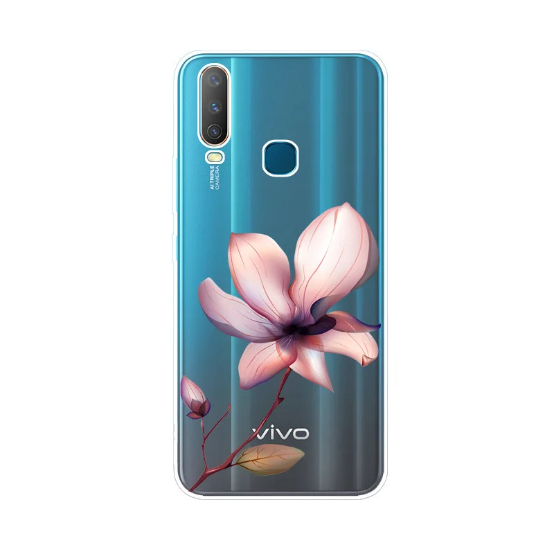 Чехол для Vivo Y17, мягкий силиконовый чехол из ТПУ для VIVO v17 neo Y91C Y91 Y15 Y12 V15 V15Pro Pro, чехол для телефона s для VivoY17 y95 - Цвет: 40