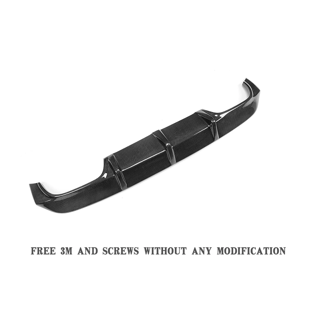 C Class углеродного волокна задний диффузор ограждение выхлопа губ для Mercedes-Benz slk-класс SLK200 SLK300 база КАБРИОЛЕТ 2 двери 2004-2010