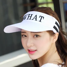 Summer Adjustable Visors Sunscreen Golf Caps Sporty Golf Sun Hat Baseball Hat Tennis Hats Man and Women empty top Snapback Cap
