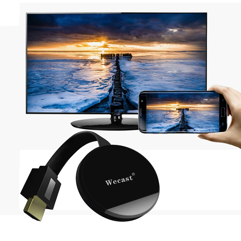 Wecast 2 4 5G беспроводная wifi ТВ карта Miracast Airplay DLNA tv Dongle C68 RK3036 зеркальное отображение