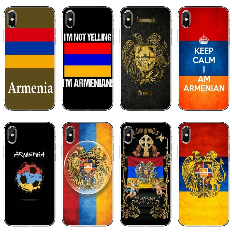 

The Republic of Armenia Flag For Samsung Galaxy S10 S9 S8 S7 S6 edge Plus Lite S5 S4 Note 9 8 5 case Soft phone cover cases