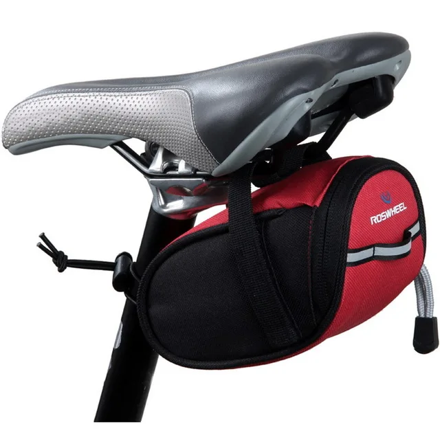Велосипедная сумка, водонепроницаемая сумка для хранения, велосипедная сумка для сидения, Задняя сумка, сумка для седла, сумка для седла, аксессуары, 3 цвета, нейлон - Цвет: Red A