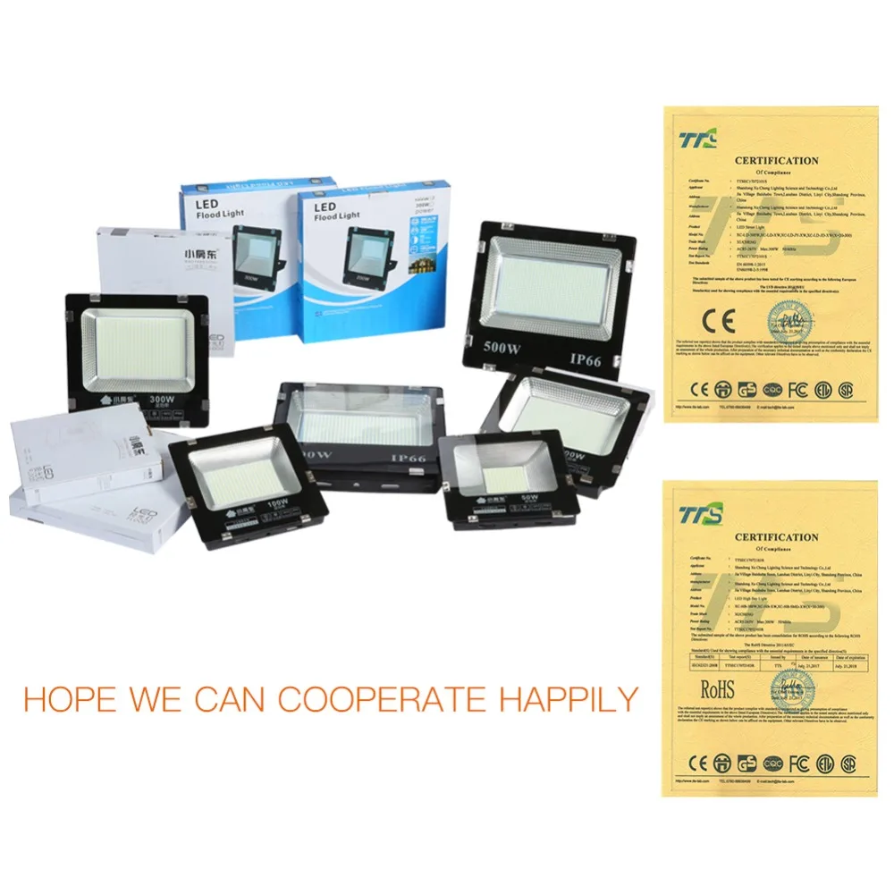  300w led Floodlight ip66Waterproof Outdoor led Flood Lights  AC220V led Spotlights outdoor focus led exterior led reflector 