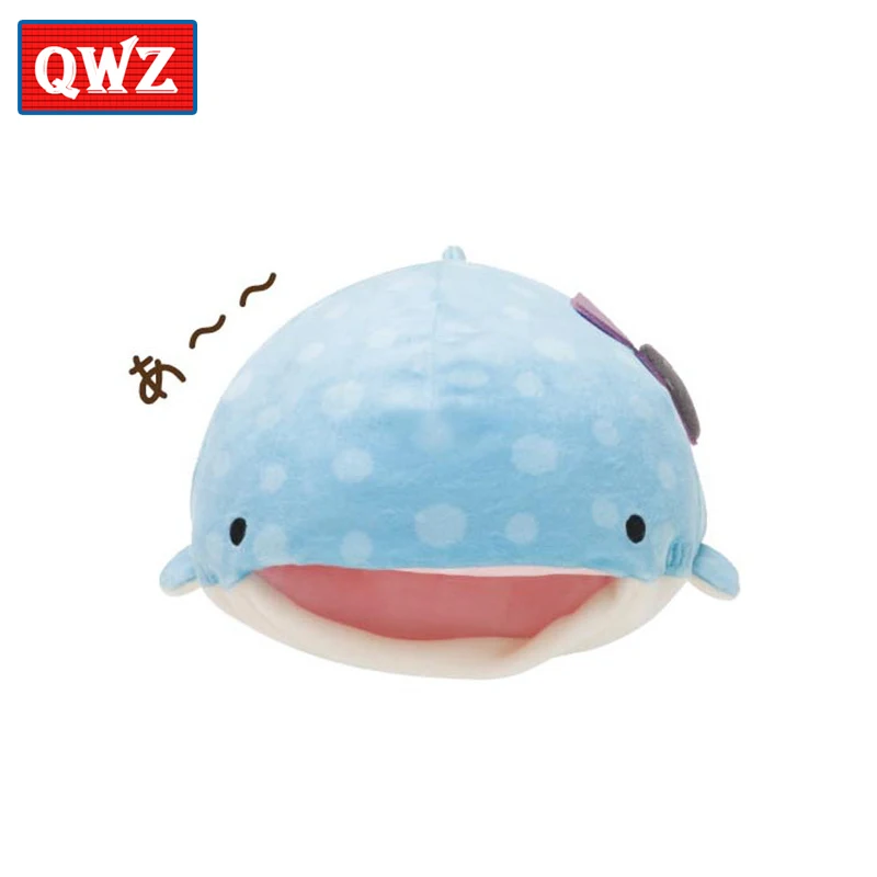 QWZ 28/44 см Kawaii синий кит плюшевые подушки морских животных игрушка офис сон подушка