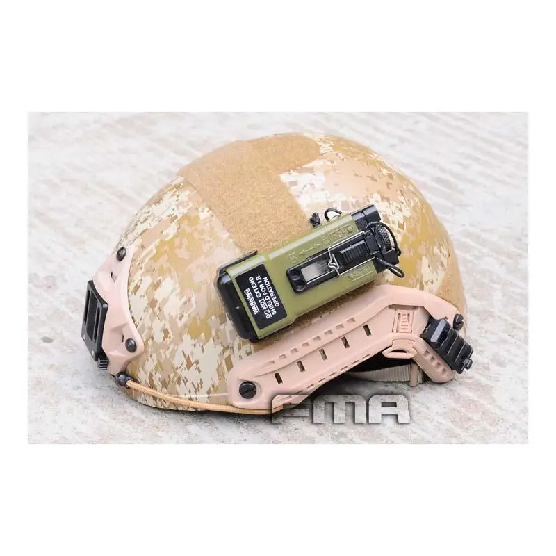 FMA Airsoft MS2000 Strobe Light Lamp Working Distress Marker Helmet 250,000 LM 