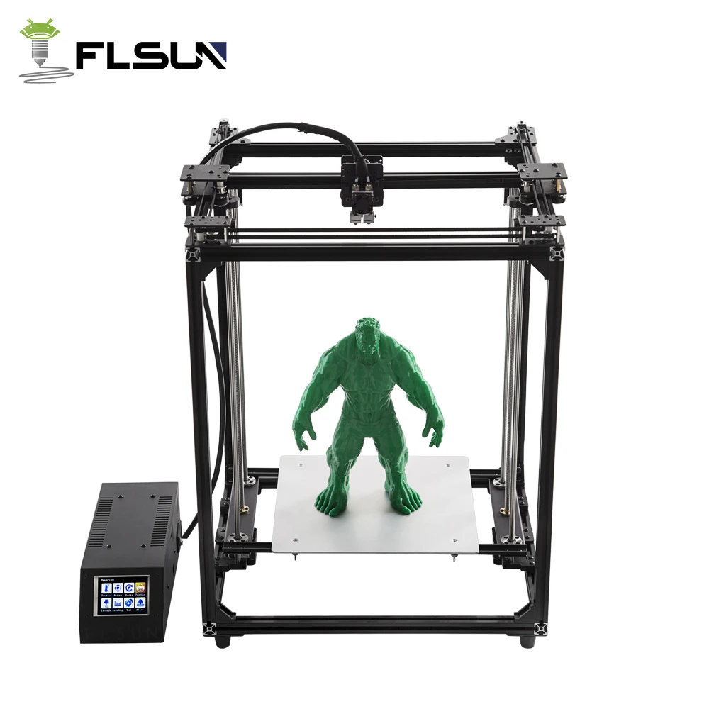 

3d printer FLUSN Pre-sales Plus Size 330*330*470mm Printing Area Metal frame Touch Screen Dual Extruder Wifi Module