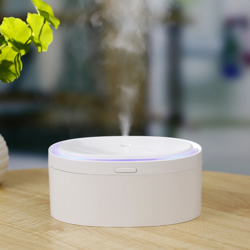 

LED Night Light Lamp with 300ML USB Humidifier Air Aromatherapy Diffuser Mini Ultrasonic Electric Aroma Humidifier Diffuser