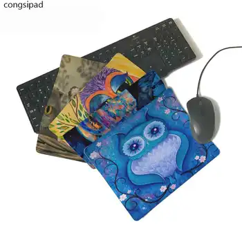 

congsipad Super popular News Sell New Small Size Gaming Pad Necessary Mouse MatCute Mouse Pad Non-Skid Rubber Pad