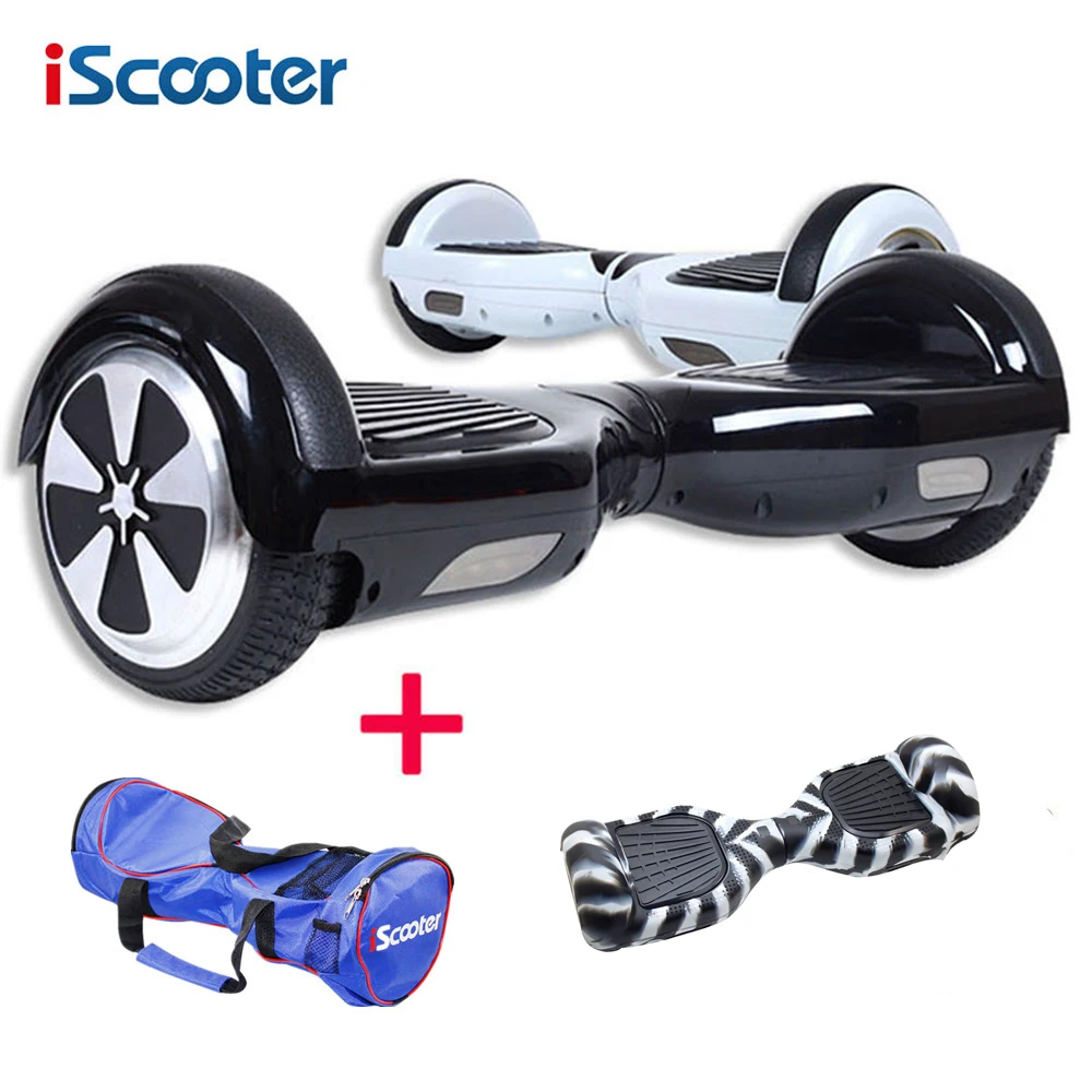 iScooter hoverboard Electric Skateboard steering-wheel 2 two Smart wheel Self Balancing Scooter UL2272 Kick scooter with bag