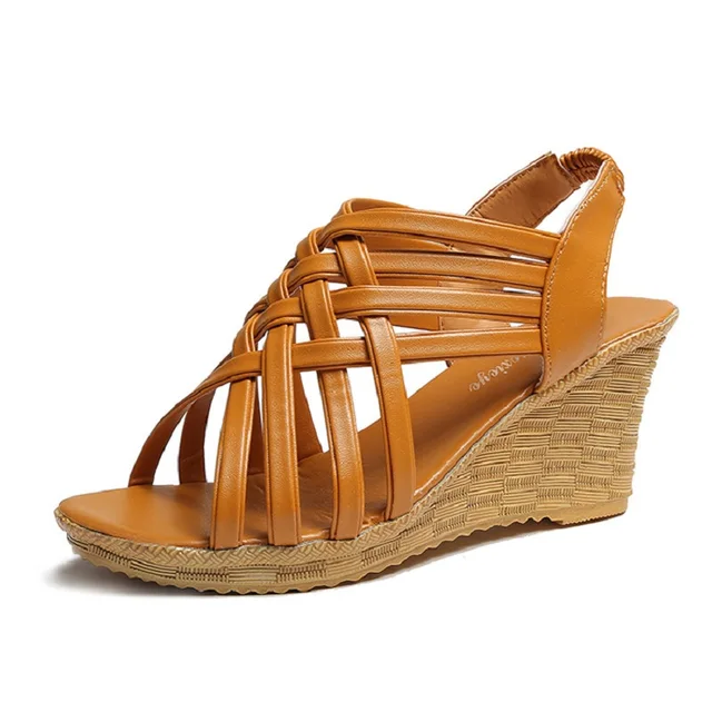 Women Sandals Open Toe Platform Summer Shoes For Women Wedge Sandals Platform High Heels Sandals Women Gladiator Ladies Shoes