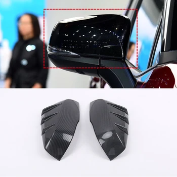 

For Toyota RAV4 2019 2020 ABS Plastic Rearview Mirrors (with turn signal) Decoration Cover Trim 2pcs Car Styling Accessories