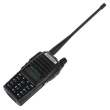 2 шт. MOOL Baofeng UV-82L VHF/UHF Ham двунаправленный портативная рация-рация с 18 см Atenna и 3000mA батарея, черный