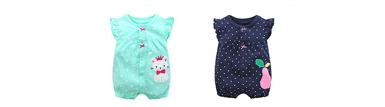 2018 summer baby girl clothes one-pieces jumpsuits baby clothing , cotton short romper infant boys clothes roupas menina 10