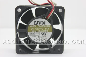 

6025 12V 0.14A C6025B12M 60 * 25MM 6cm three-line silent fan