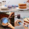 Walfos 3 pièces cuisine résistant à la chaleur Flexible Silicone spatules retournement service petite cuillère moyenne cuisson pâtisserie spatules ensemble ► Photo 3/6