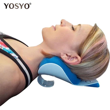 

YOSYO Neck and Shoulder Relaxing Pillow Neck Massage Alleviate Snoring Sleep Quietly EMS Muscle Stimulator