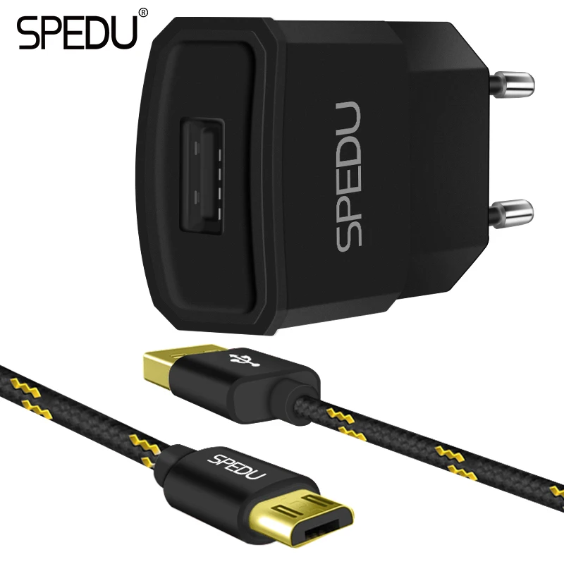 spedu portable usb charger eu mobile phone charger adapter wall travel charger micro usb cable spedu portable usb charger eu mobile phone charger adapter wall travel charger micro usb cable