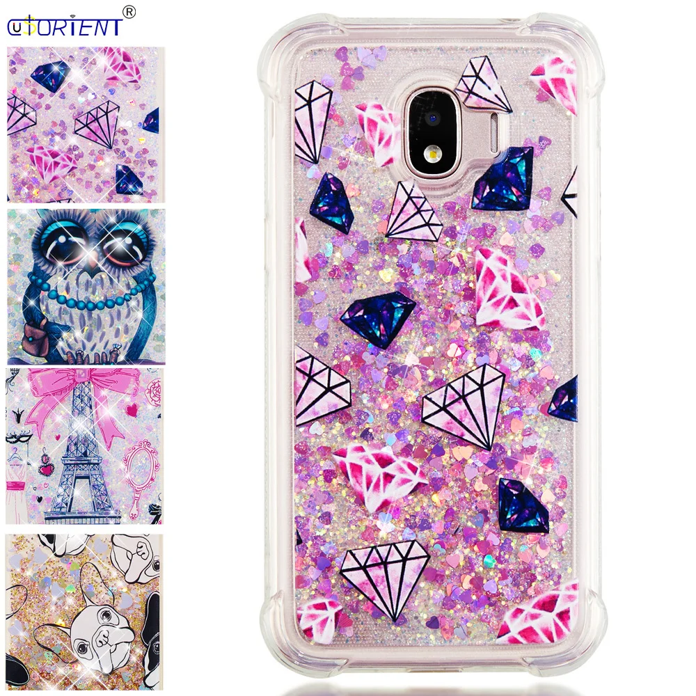 

For Samsung Galaxy J2 Pro 2018 Grang Prime Pro Glitter Quicksand Phone Case SM-J250M SM-J250F/DS Bumper Cover Silicone Funda