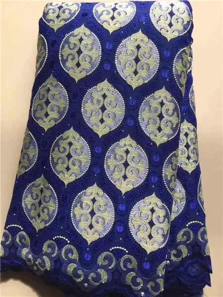 

Latest Embroidered Nigerian Swiss Voile Lace Fabric In Switzerland High Quality African Lace Cloth Fabric For Men