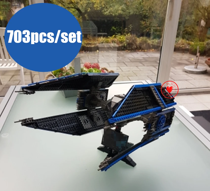 

New Limited Edition TIE Interceptor 7181 fit legoings Star Wars figures Building Block Bricks Model Toys fit gift kid star wars