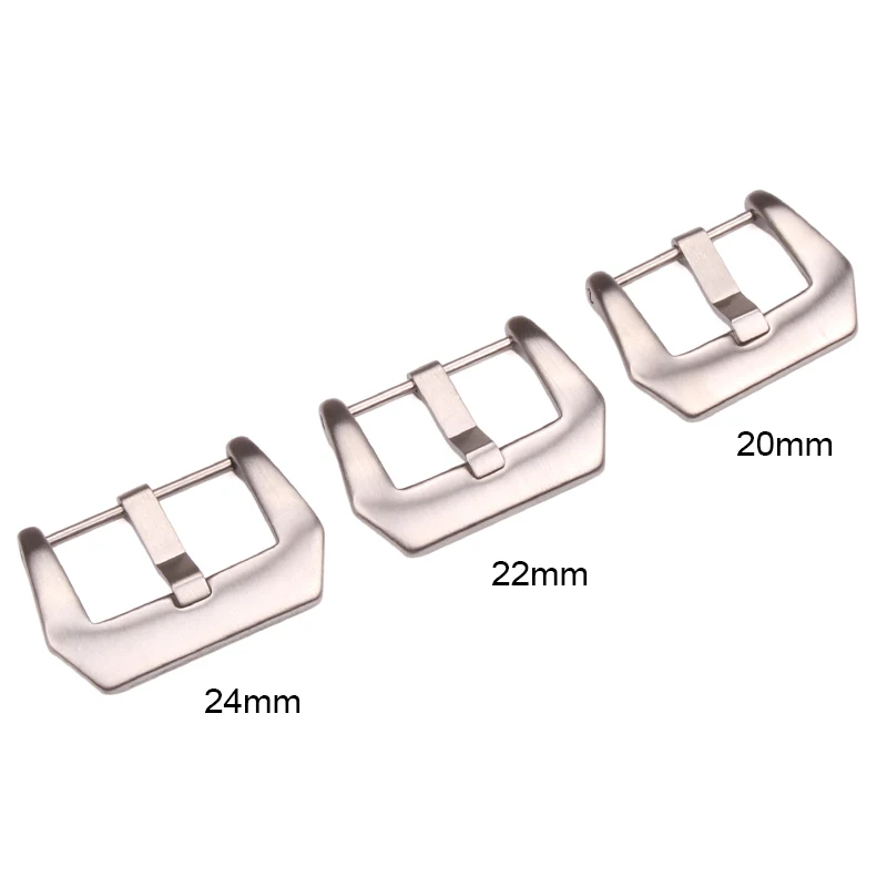 20 мм 22 мм 24 мм пряжка для часов нержавеющая сталь серебристый матовый ремешок для наручных часов Pre V винт пряжка для Panerai