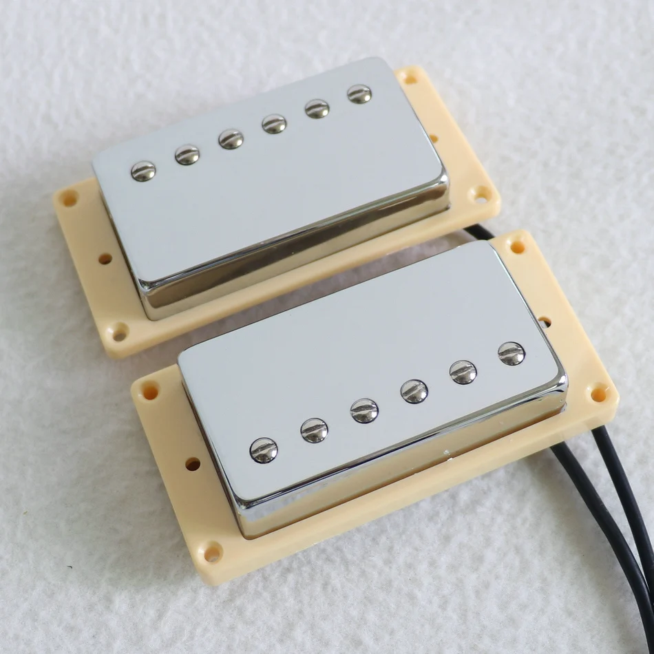 Buy Sell Free Shipping N&B per SET Ceramic lp guitar pickup Chrome