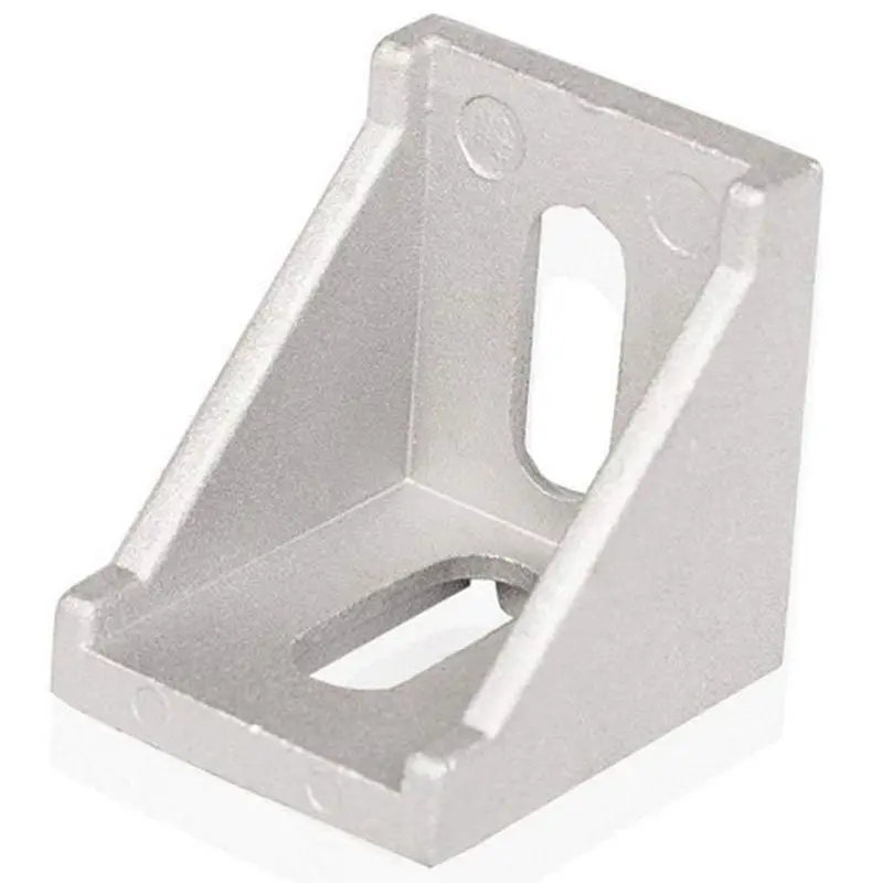 

2020 Series Aluminum Profile Connector Set 20pcs Corner Bracket 40pcs M5 x 10mm T-slot Nuts 40pcs M5x10mm Hex Socket Cap