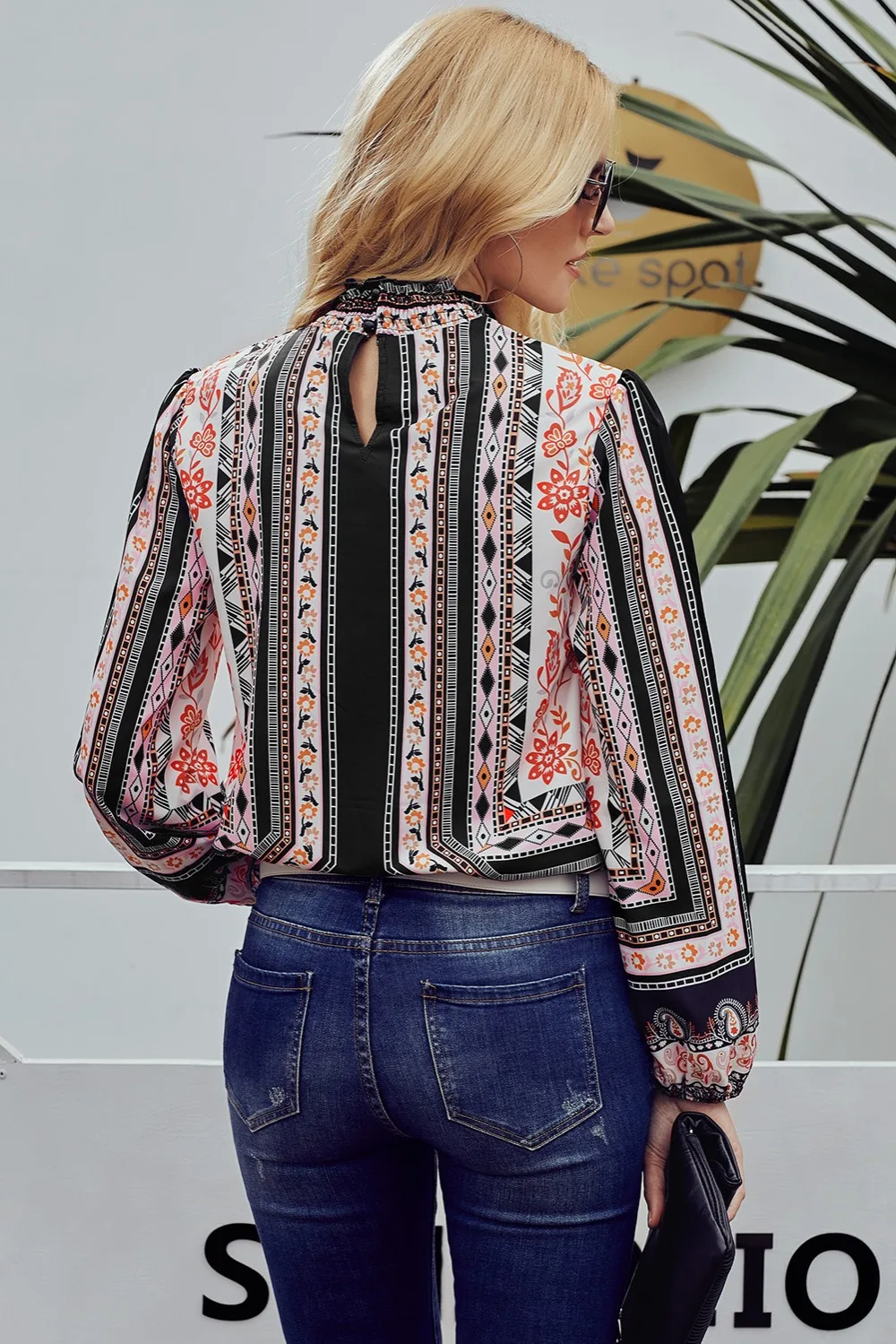 Floral-and-Tribal-Print-Smocked-Long-Sleeve-Blouse-LC251632-1-7