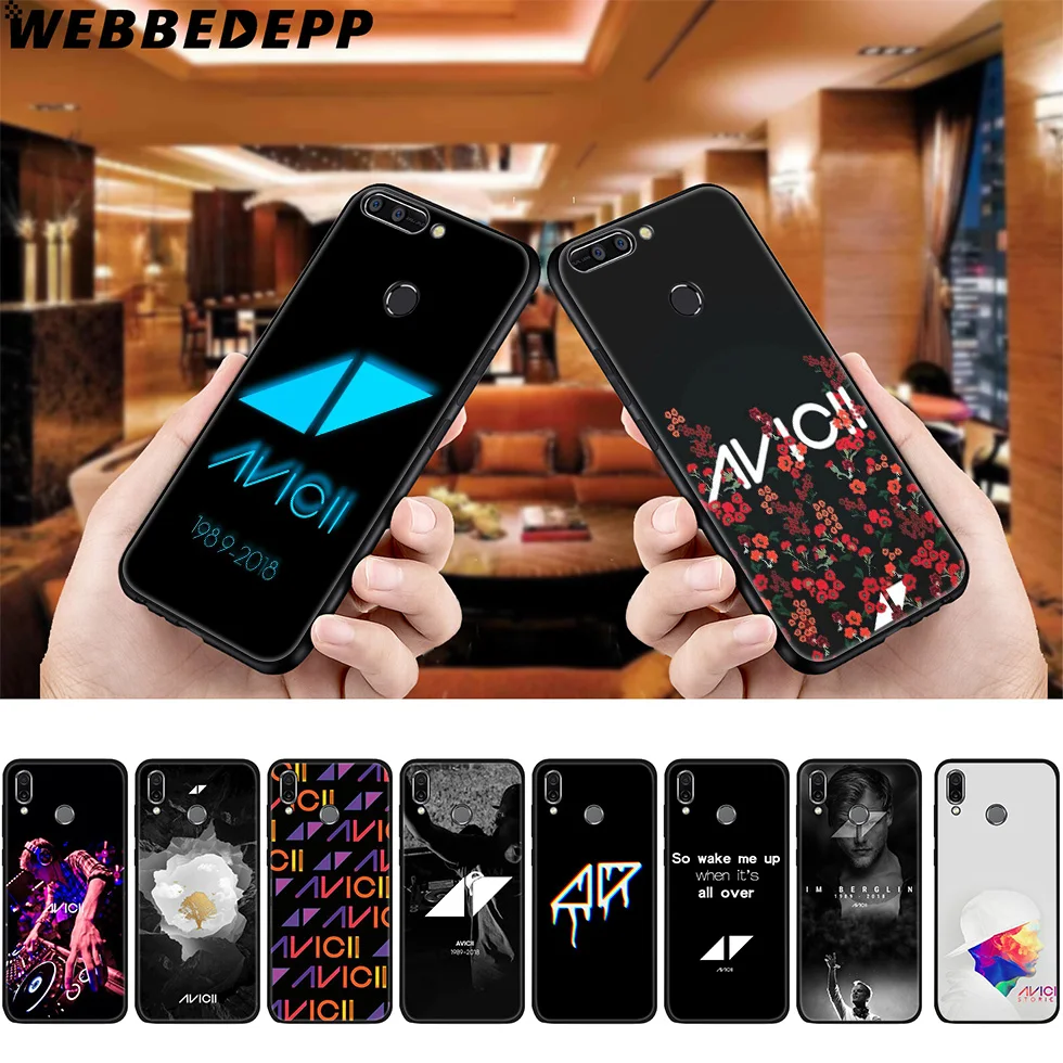 Мягкий чехол WEBBEDEPP Avicii DJ для Huawei P8 P9 P10 P20 P30 Lite Pro P Smart Z Plus 2019 Y6 Prime 2018 2017 Mini |