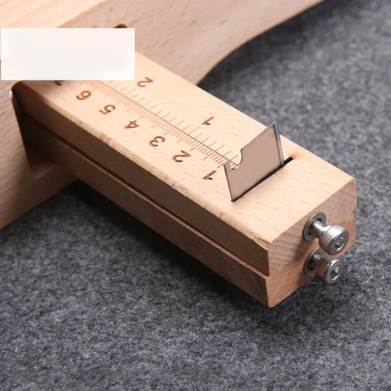Регулируемый DIY ручная резка деревянная планка резак кожа инструмент для резки полос Leathercraft ремешок для часов с 5 острые лезвия кожа