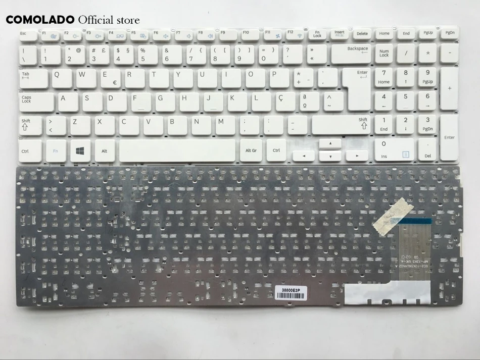 

PO Portugal Keyboard for Samsung 370R5E 370R5V NP370R5V 510R5E 450R5E 450R5V white and black Laptop Keyboard PO layout