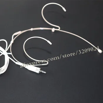 

Double Earhook Headset Mic Headworn Microphone for Sennheiser Evolution G1 G2 G3 Digital Wireless Systems