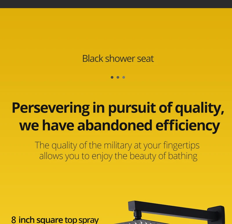 8 Matte Black Shower System Contain Shower Faucet Rough-in Valve Body and Shower Set (4)