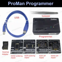 ProMan профессиональное Программирование NAND Flash Repair Tool копия NAND NOR TSOP48 адаптер TL86 PLUS программист высокая скорость программирования