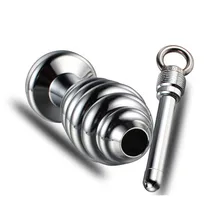 Hollow Stainless Steel Anal Butt Plug Metal Anus Stimulator Expandable Massager Sex Toys Erotic Adult Games For Women Men Gay