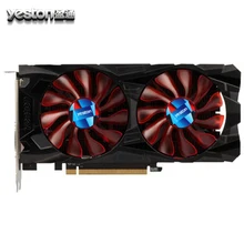 Brand New Yeston RX 550 4G GDDR5 Graphics Card 14nm 1183MHz 128Bit With HDMI DP DVI 512SP Double Silent Temperature Control Fans