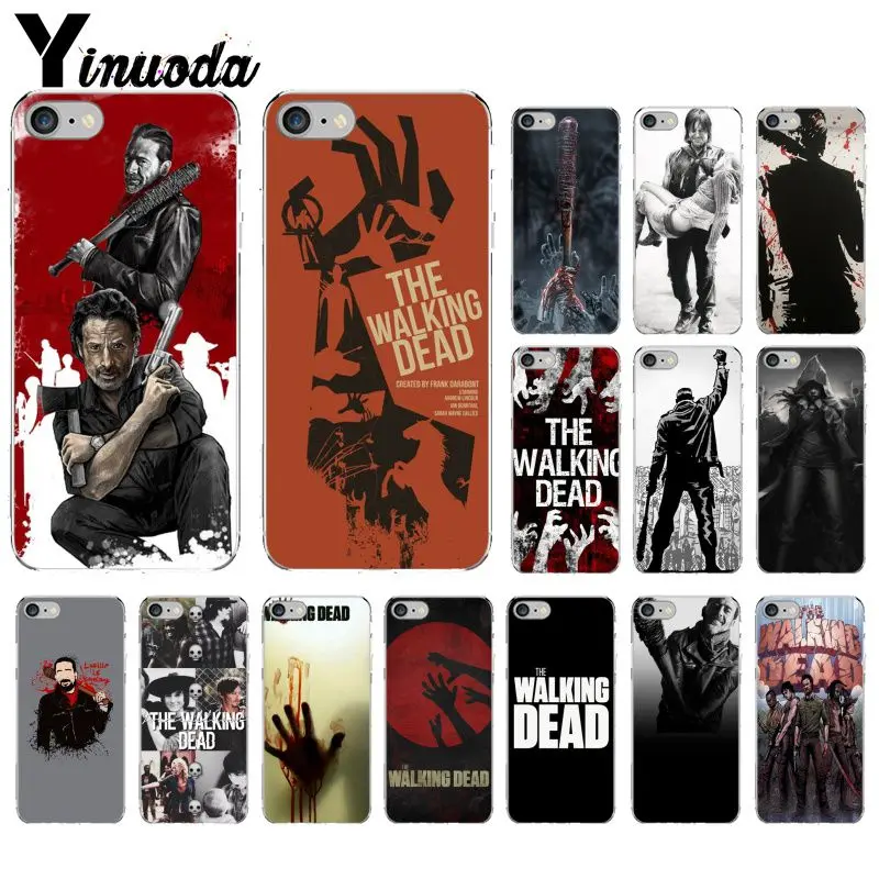 Yinuoda Walking Dead Season Pattern Coque Shell Phone Case for Apple iPhone 8 7 6 6S Plus X XS MAX 5 5S SE XR Cellphones | Мобильные