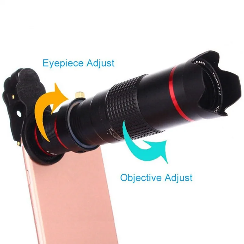 بلوتوث التكبير تلسكوب العدسات الهاتف المحمول العالمي 4 K Hd 36X واحدة التركيز البصرية عدسة ل فون هواوي كاميرا عدسة