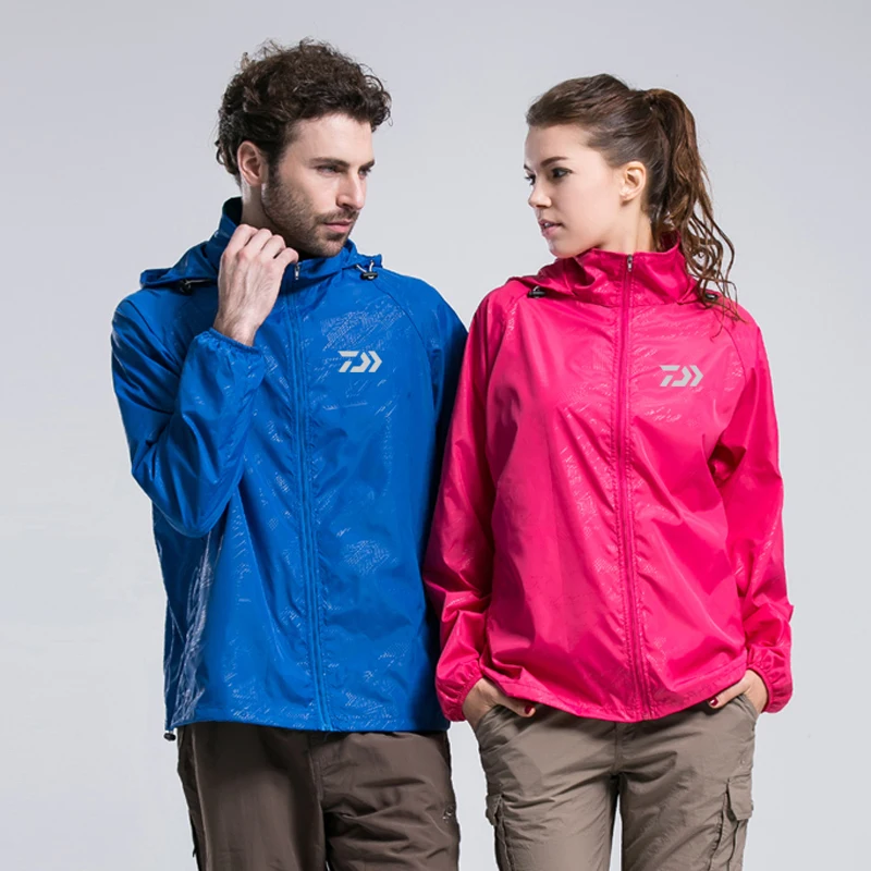 

2019 New Spring Summer Men And Women Fishing Clothing Fishing Suit Dawa Motion Sunscreen Clothes Outdoors Breathable Sunscreen Q