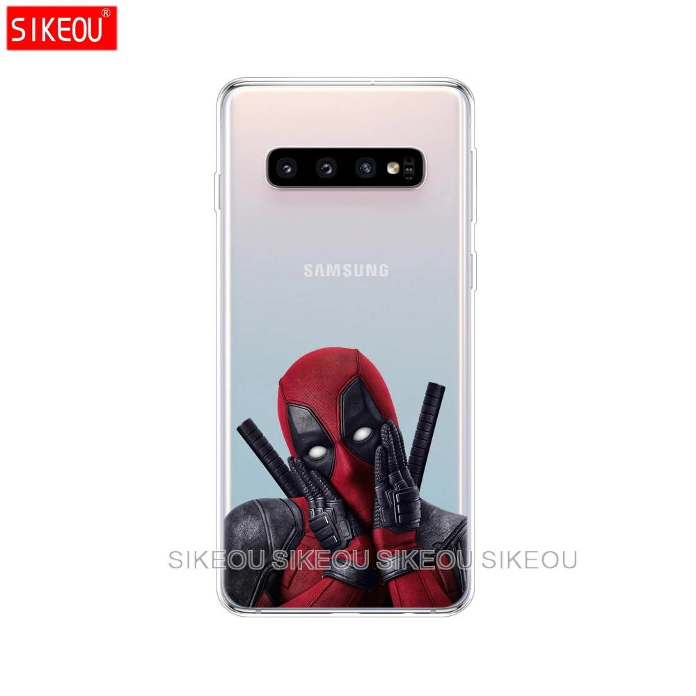 Для samsung Galaxy S10 чехол S10Plus Силиконовый ТПУ чехол для телефона S10 E чехол для samsung S10 Plus G975F S 10 SM-G973F прозрачный - Цвет: 61042