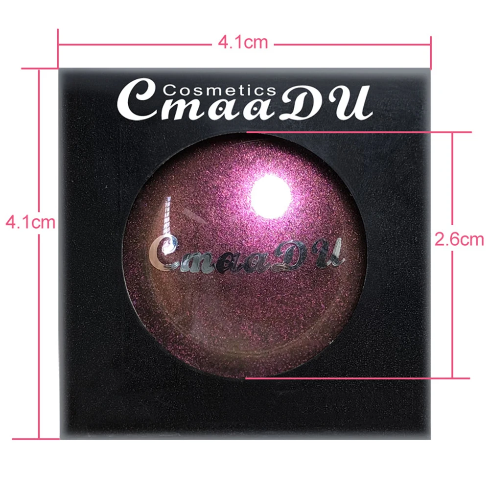 

Professional Beauty Glazed Makeup Eyeshadow Waterproof Eye Shadow Light Gloss Chameleon Changes Shimmer Pigmented Eye Shadow