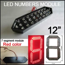 1" Красный цвет Digita чисел модуль, Открытый 7 сегментов модулей, высокая яркость светодиодный чип, светодиодный щит, часы