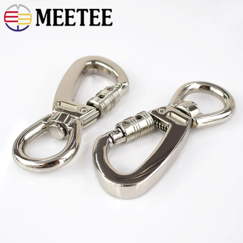 

2Pcs High Quality Metal Buckles For Bag Dog Collar Chain Swivel Snap Hooks Trigger Clip Buckle Belt Strap Bag Sewing Accessories